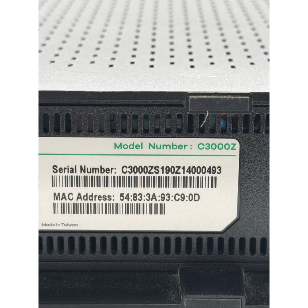 CenturyLink ZyXEL C3000Z DSL Modem Wireless Router w/ AC Adapter - Picture 7 of 7
